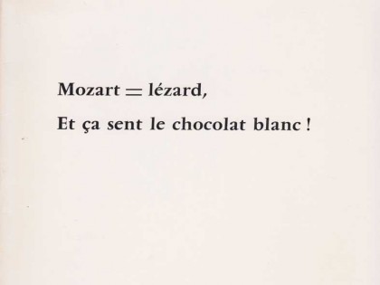 Mozart = Lézard et ça sent le chocolat blanc ! (Jésus-Christ ou la salle des rouages)