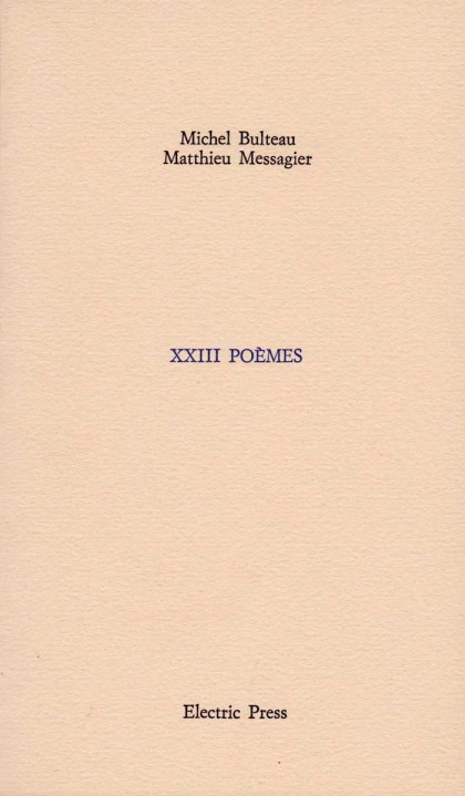 XXIII Poèmes